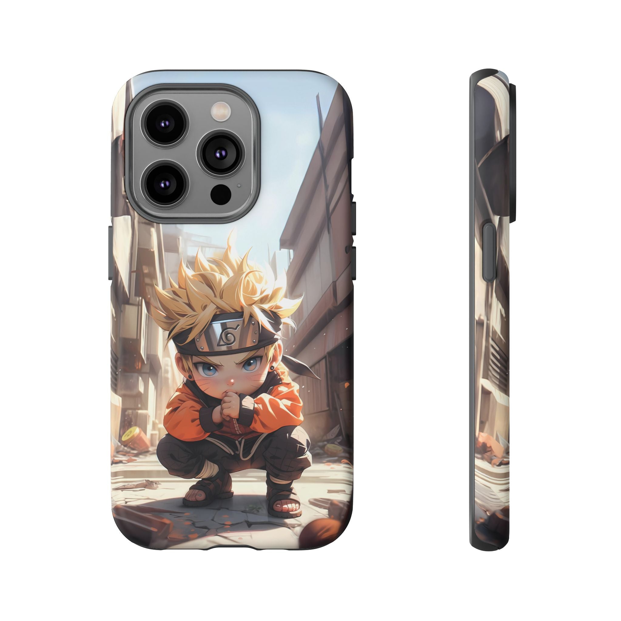 Chibi Naruto Tough Phone Case – Anime Protective Case for iPhone & Samsung, UV Resistant, Durable & Stylish
