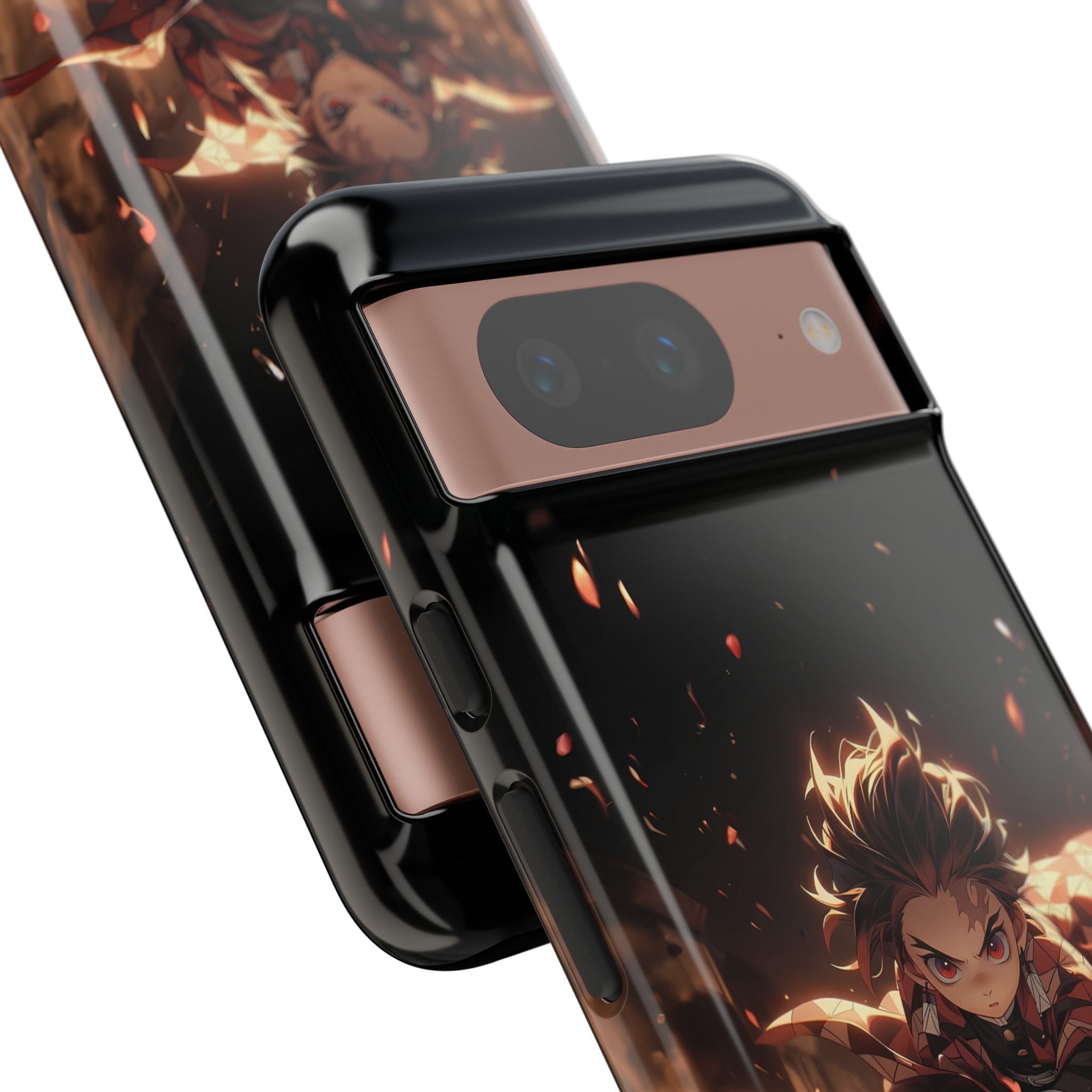 Tough Phone Case – Chibi Tanjiro Kamado Anime Protective Case for iPhone & Samsung