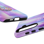 Futuristic Gradient Tough Case – 'Future is Now' 3D Design | Shockproof & UV Protected