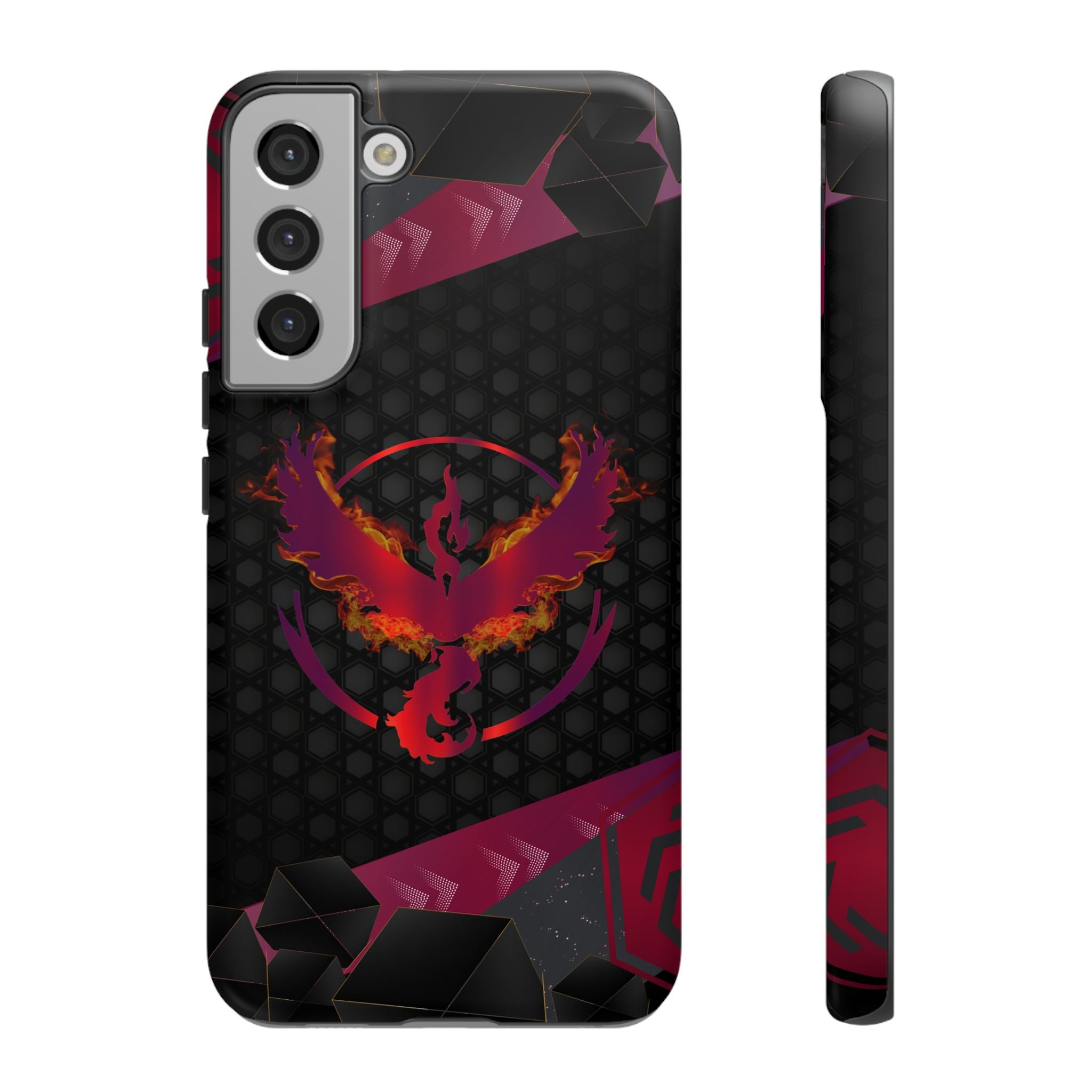 Pokémon Phone Case – Team Valor Tough & Rugged Dual-Layer Protection for iPhone, Samsung, Pixel | Wireless Charging Ready