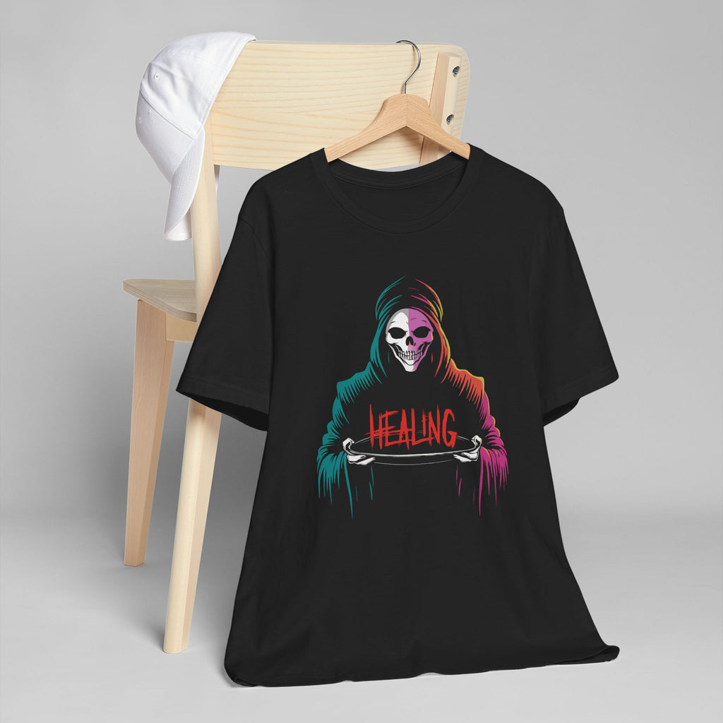 Halloween Healing Graphic Tee - Unisex Casual Shirt for Adults