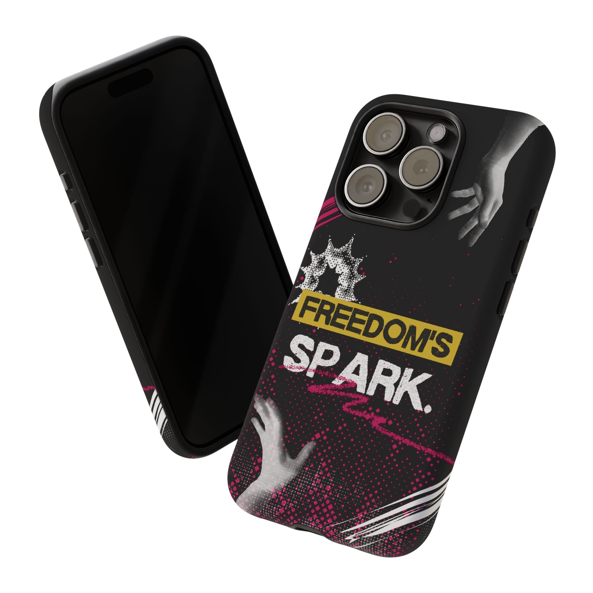 Tough Cases - Freedom's Spark Motivationsl Themed Phone Protection for iPhone, Samsung, and Google Pixel (Matte/Glossy)