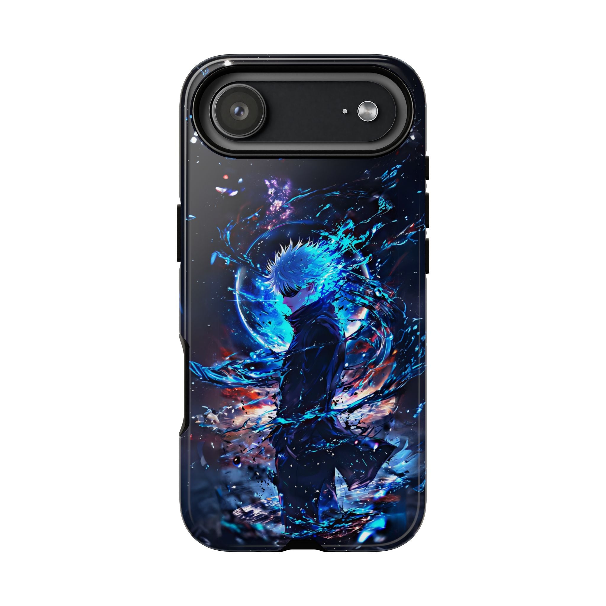 Anime Tough Phone Case – Gojou Satoru Design for iPhone, Samsung, and Google Pixel