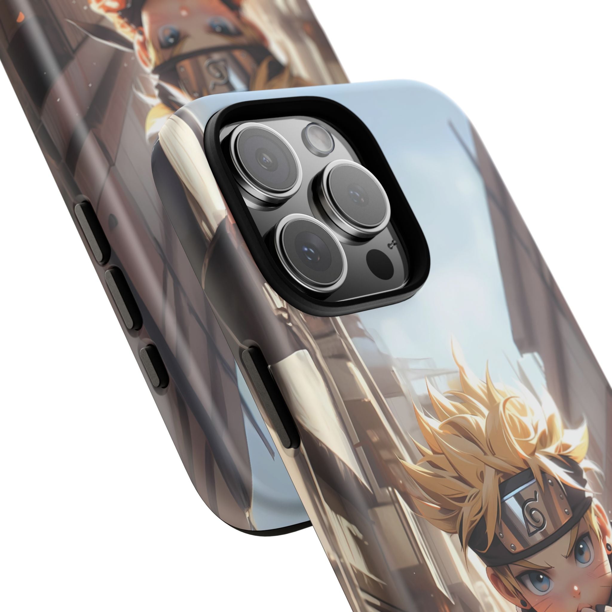 Chibi Naruto Tough Phone Case – Anime Protective Case for iPhone & Samsung, UV Resistant, Durable & Stylish