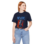 AC/DC Graphic Tee – Rock Band T-Shirt for Fans | Unisex Fit with Flame Guitar Design