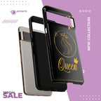 Tough Case Queen Phone Case – Matte & Glossy Crown Design for iPhone, Samsung & Pixel