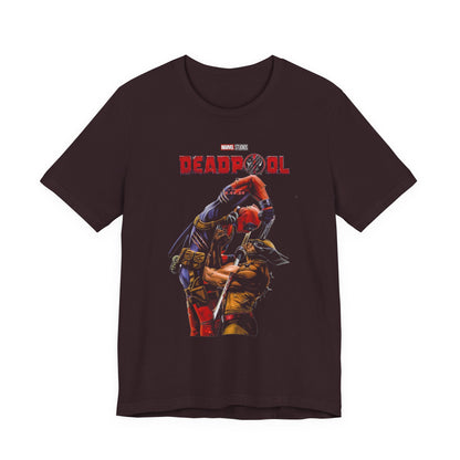 T-Shirt Deadpool Graphic Unisex Jersey Tee - Perfect for Comic Fans