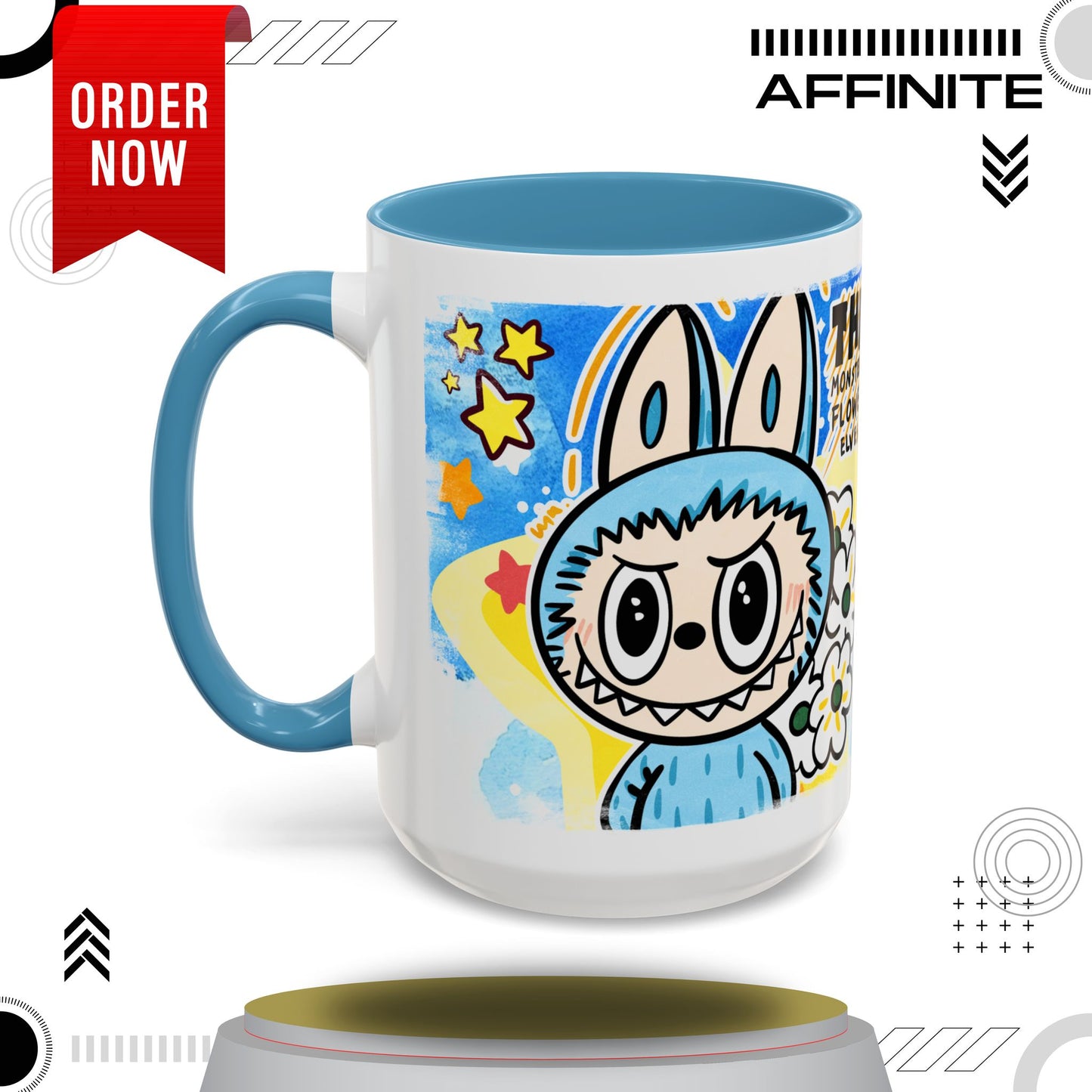 Mug Lazy Yoga Monsters Coffee Mug - Fun Accent Mug for Yoga Lovers