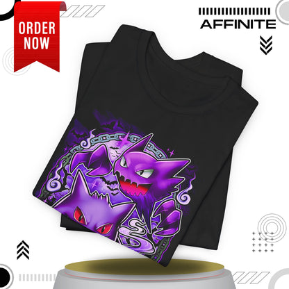 T-Shirt Ghostly Kanto Vibes Unisex Jersey Short Sleeve Tee - Spooky Design