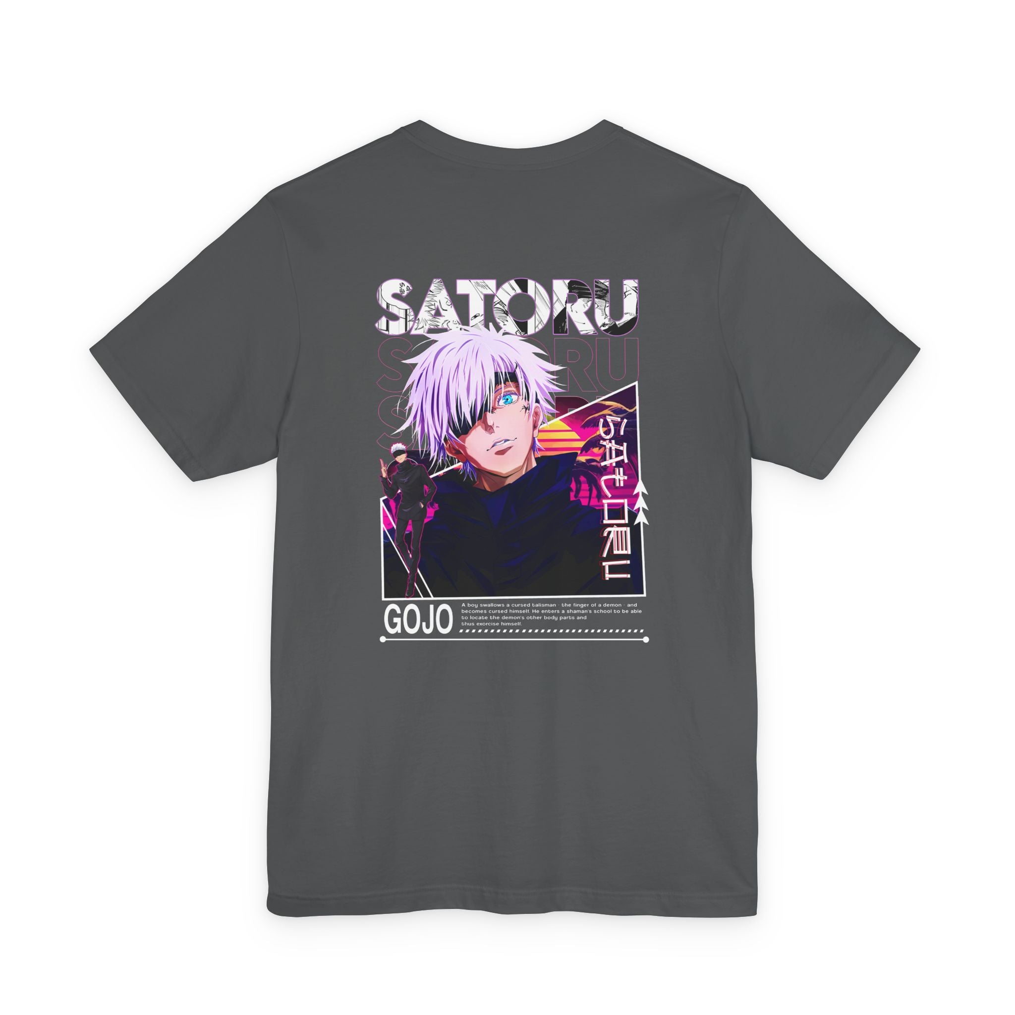 Gojou Satoru Shirt – Unisex Anime Graphic Tee | Soft Cotton for Jujutsu Kaisen Fans & Collectors