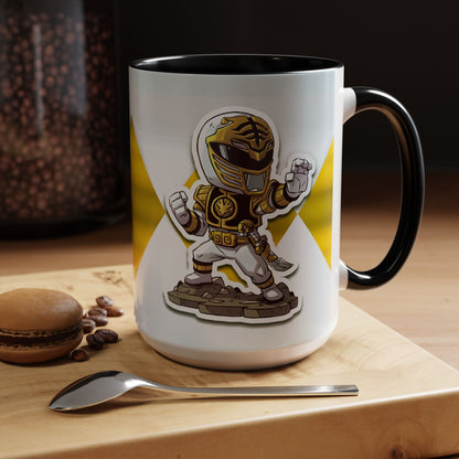 Mug White Ranger Mug – 11oz & 15oz Mighty Morphin Power Rangers Ceramic Cup