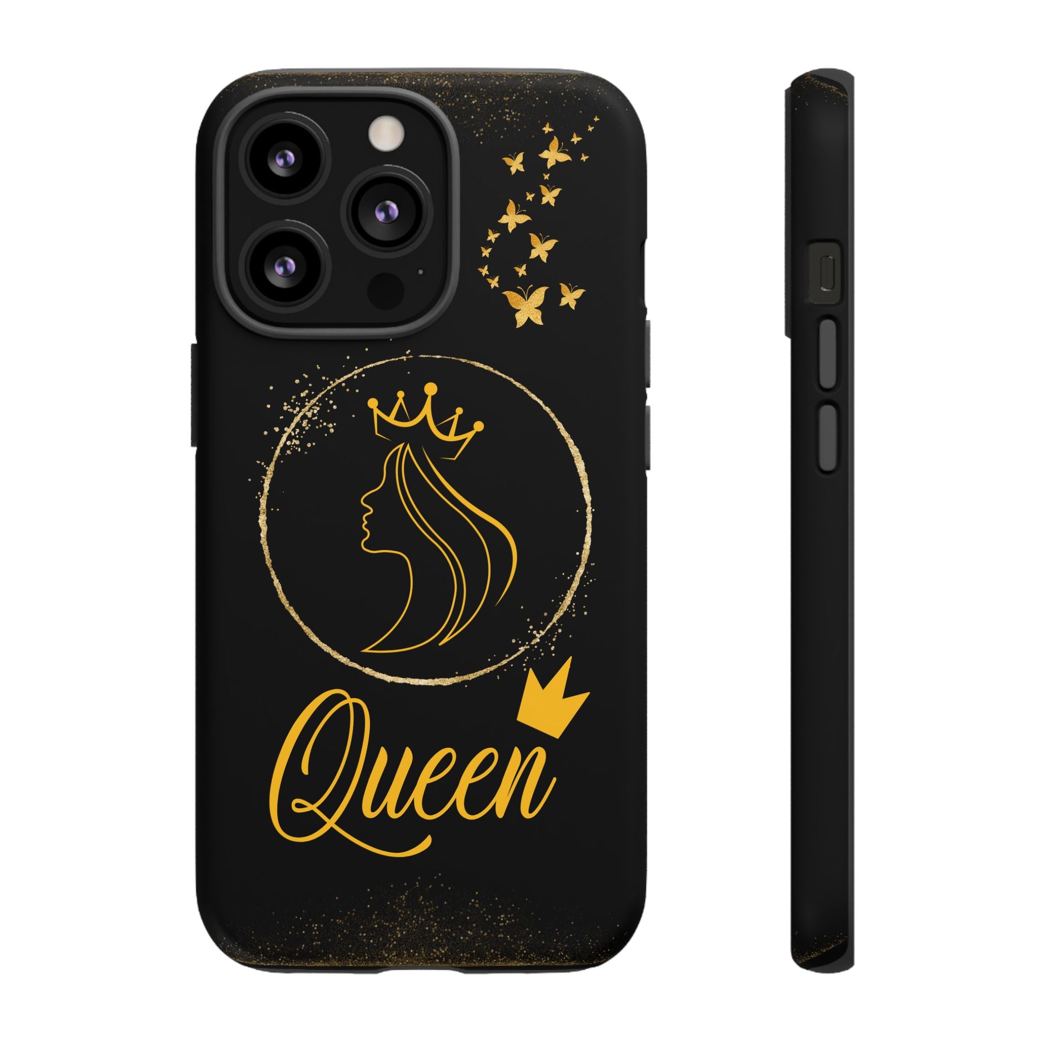 Tough Case Queen Phone Case – Matte & Glossy Crown Design for iPhone, Samsung & Pixel iPhone 13 Pro Matte