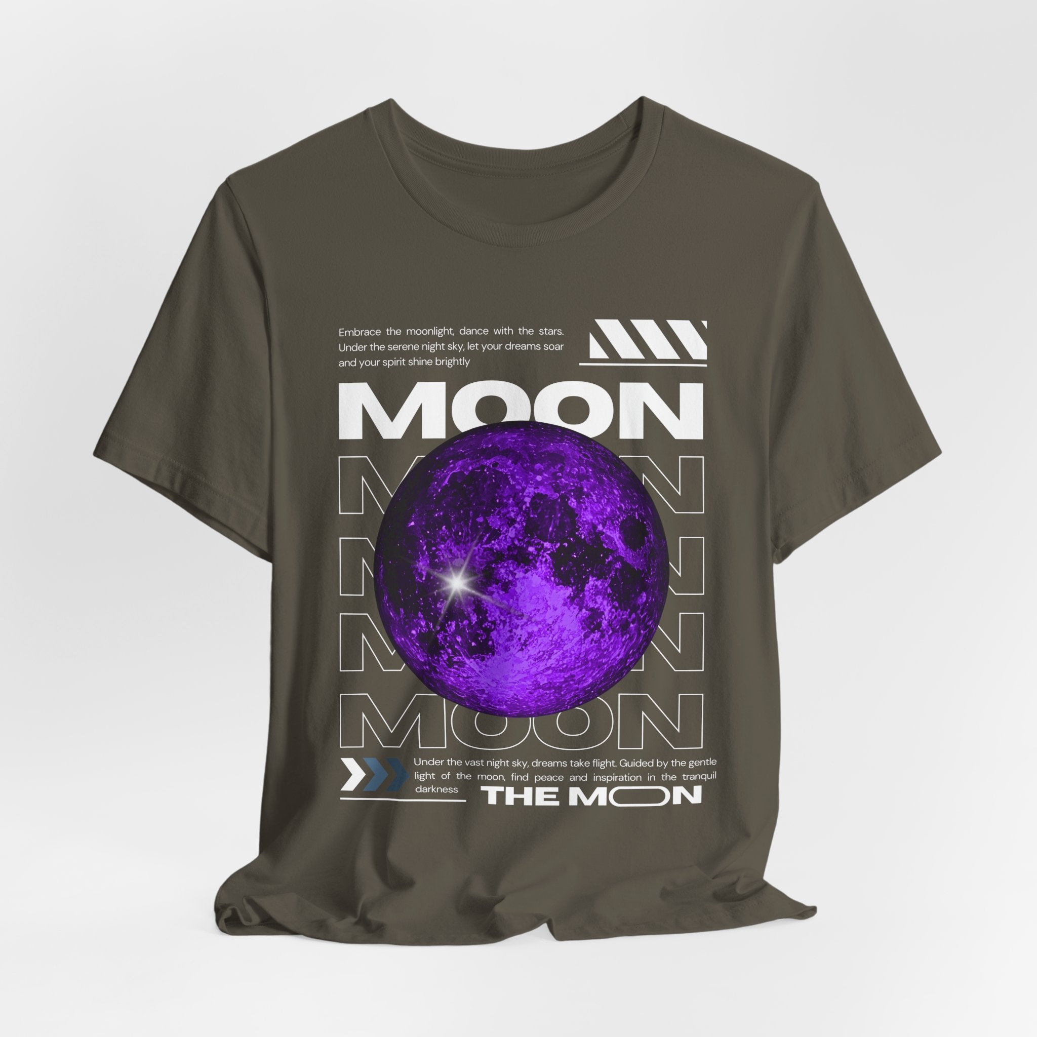 Unisex Moon-Themed T-Shirt | Casual Short Sleeve Tee | Astronaut Lover Gift