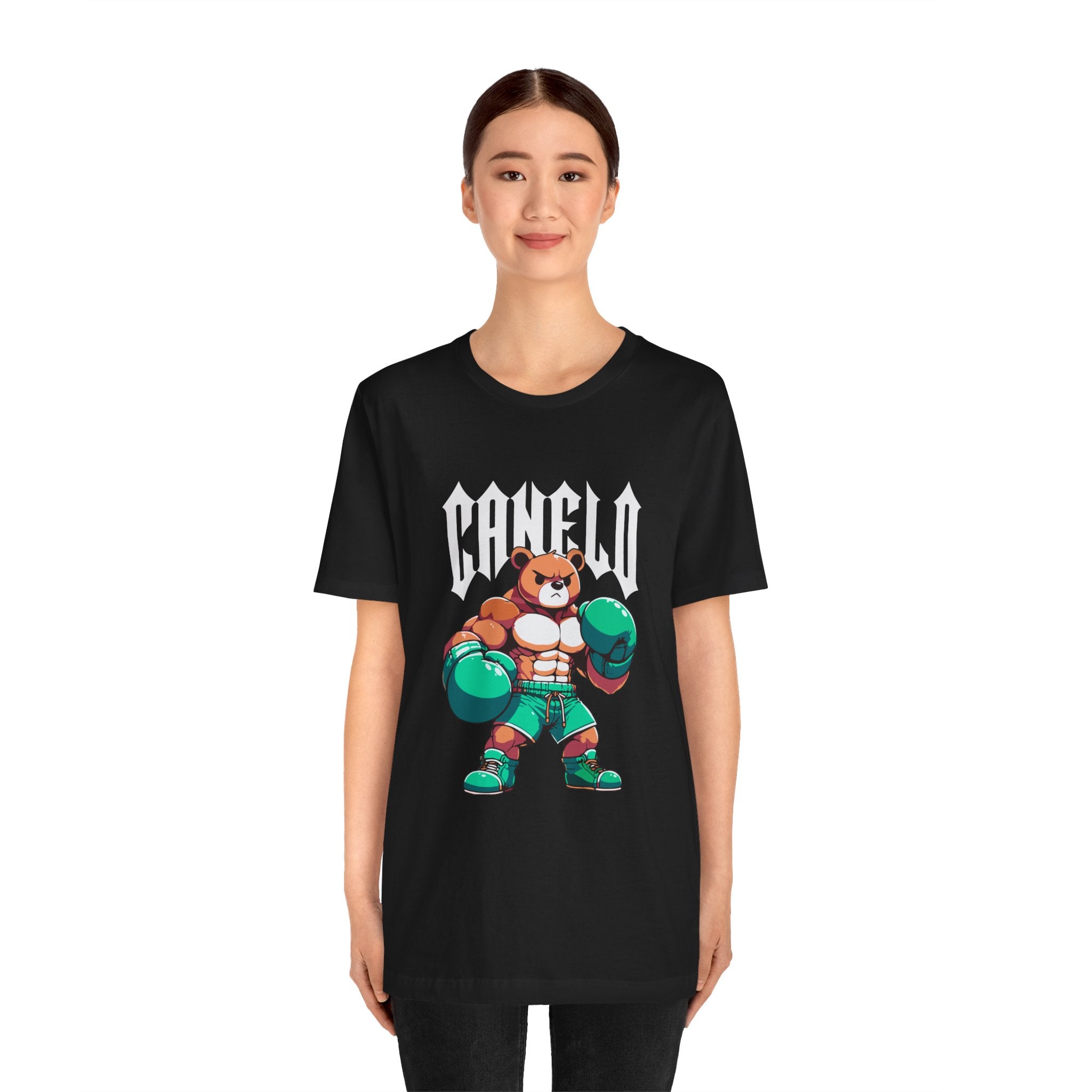 Boxing Bear T-Shirt - Unisex Jersey Short Sleeve Tee Inspired by Canelo