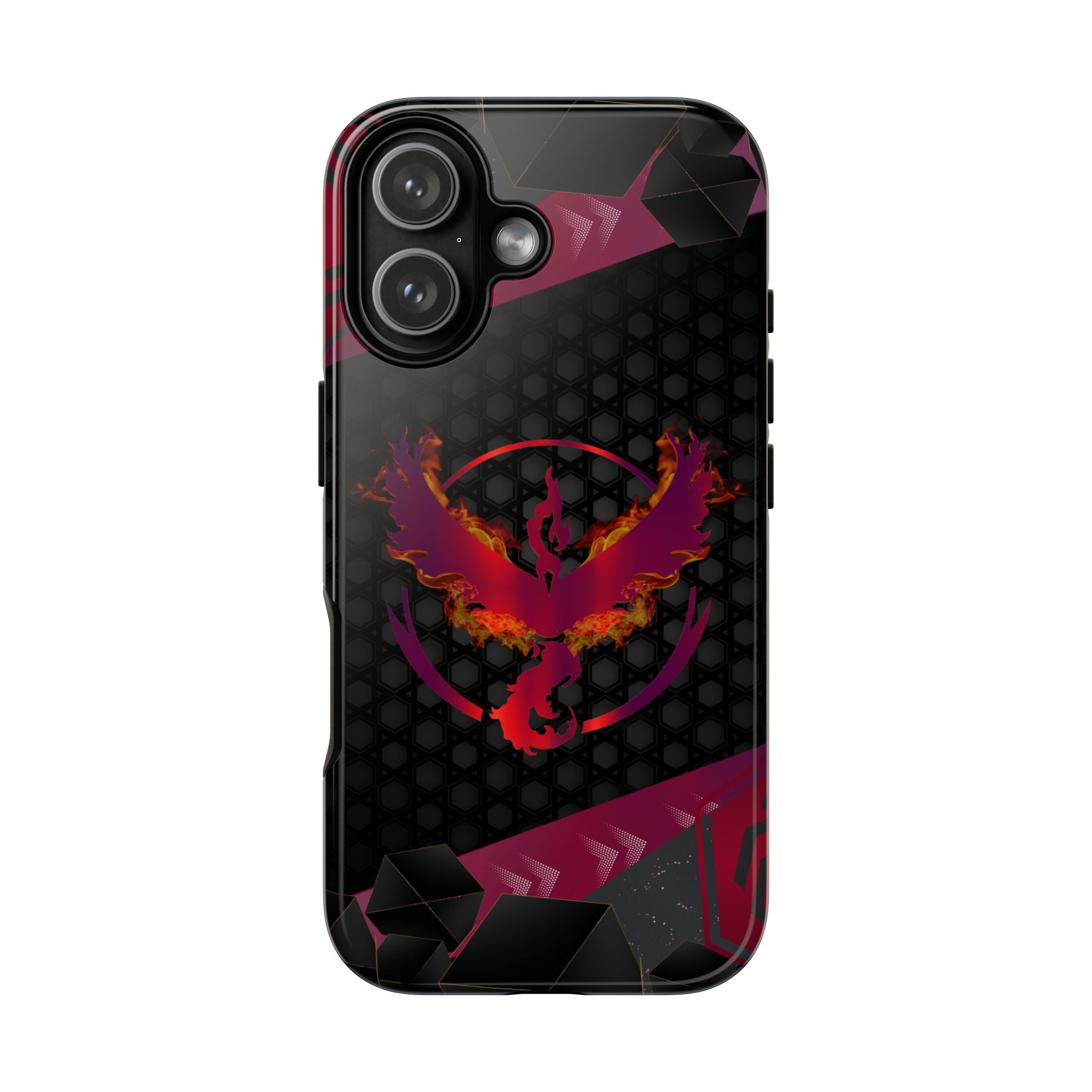 Pokémon Phone Case – Team Valor Tough & Rugged Dual-Layer Protection for iPhone, Samsung, Pixel | Wireless Charging Ready