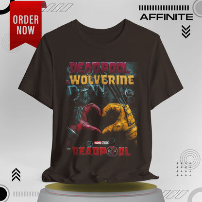 T-Shirt Deadpool Wolverine T-Shirt | Marvel Unisex Graphic Tee | Perfect Gift for Fans