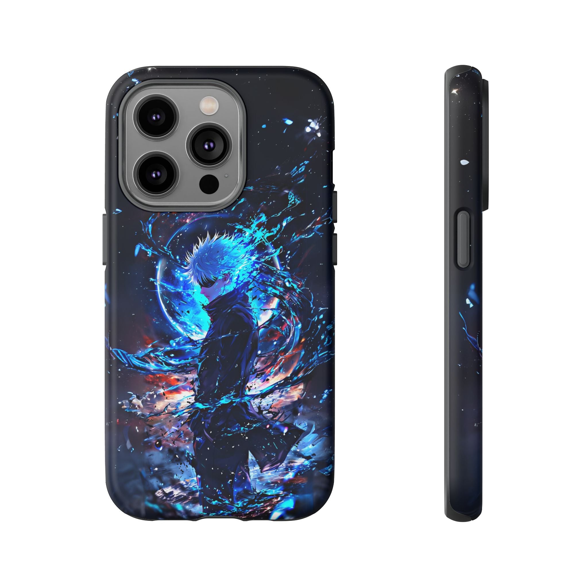 Anime Tough Phone Case – Gojou Satoru Design for iPhone, Samsung, and Google Pixel