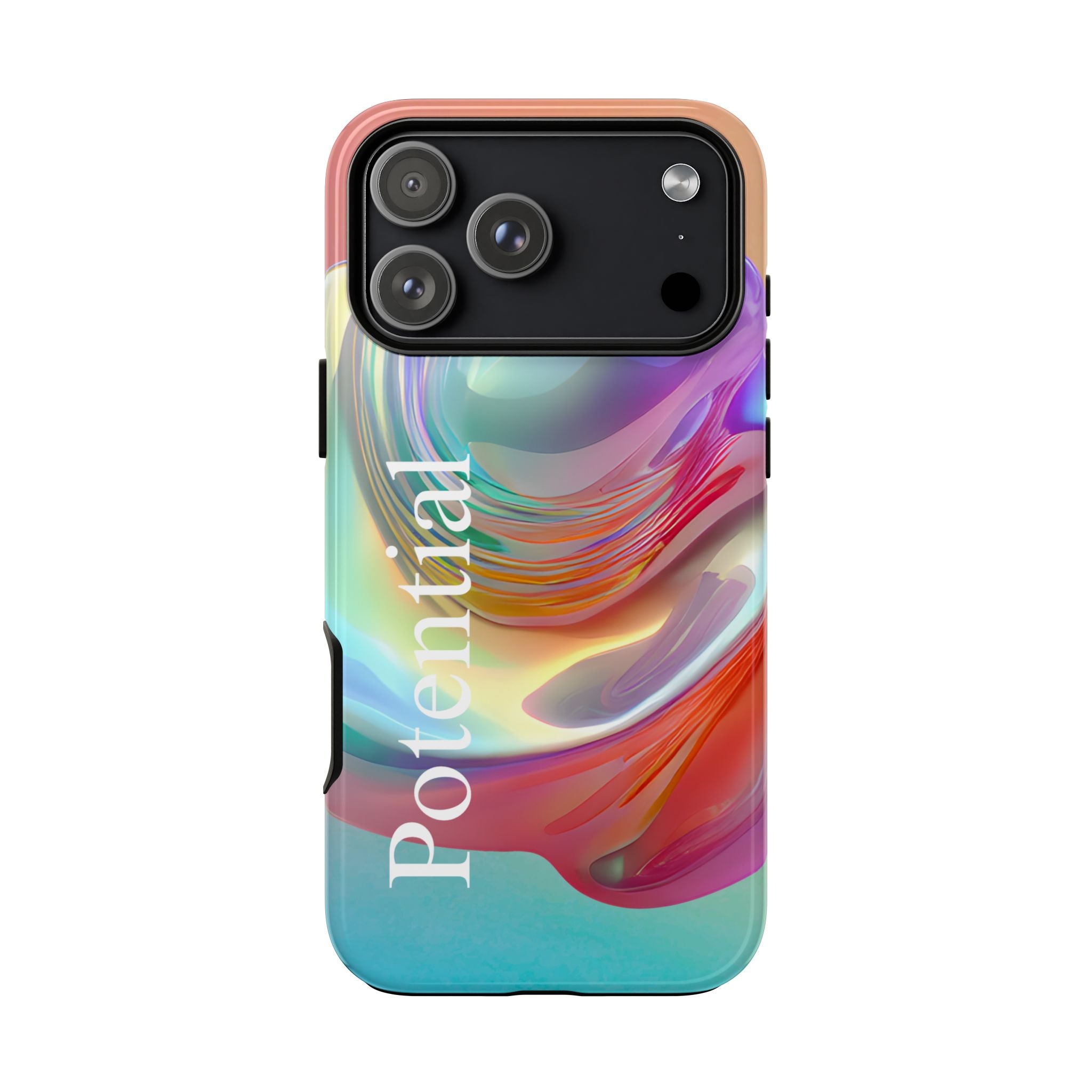 Colorful Phone Tough Case - "Potential" Metamorph Design