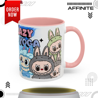 Mug Lazy Yoga Monsters Coffee Mug - Fun Accent Mug for Yoga Lovers