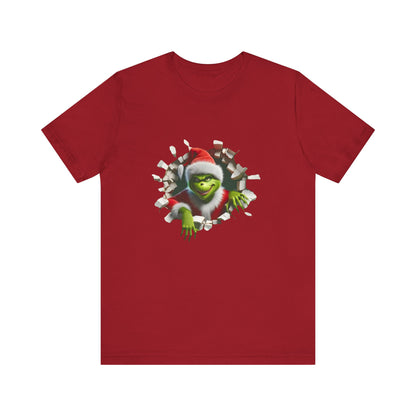T-Shirt The Grinch Unisex Jersey Short Sleeve Tee | Soft Cotton Christmas T-Shirt Canvas Red