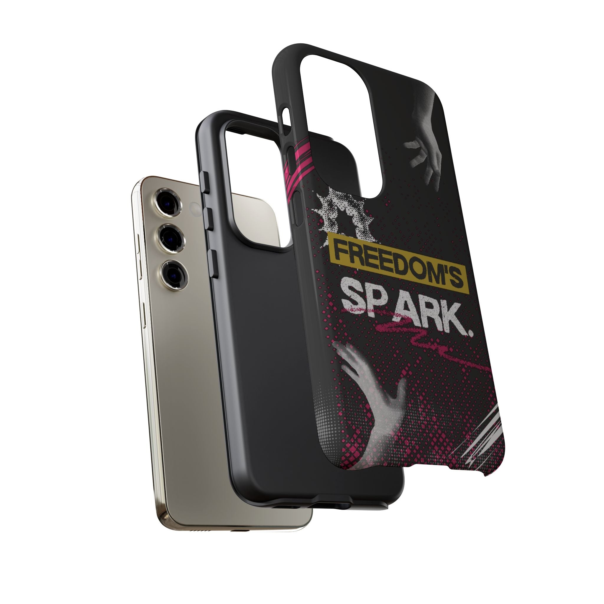 Tough Cases - Freedom's Spark Motivationsl Themed Phone Protection for iPhone, Samsung, and Google Pixel (Matte/Glossy)