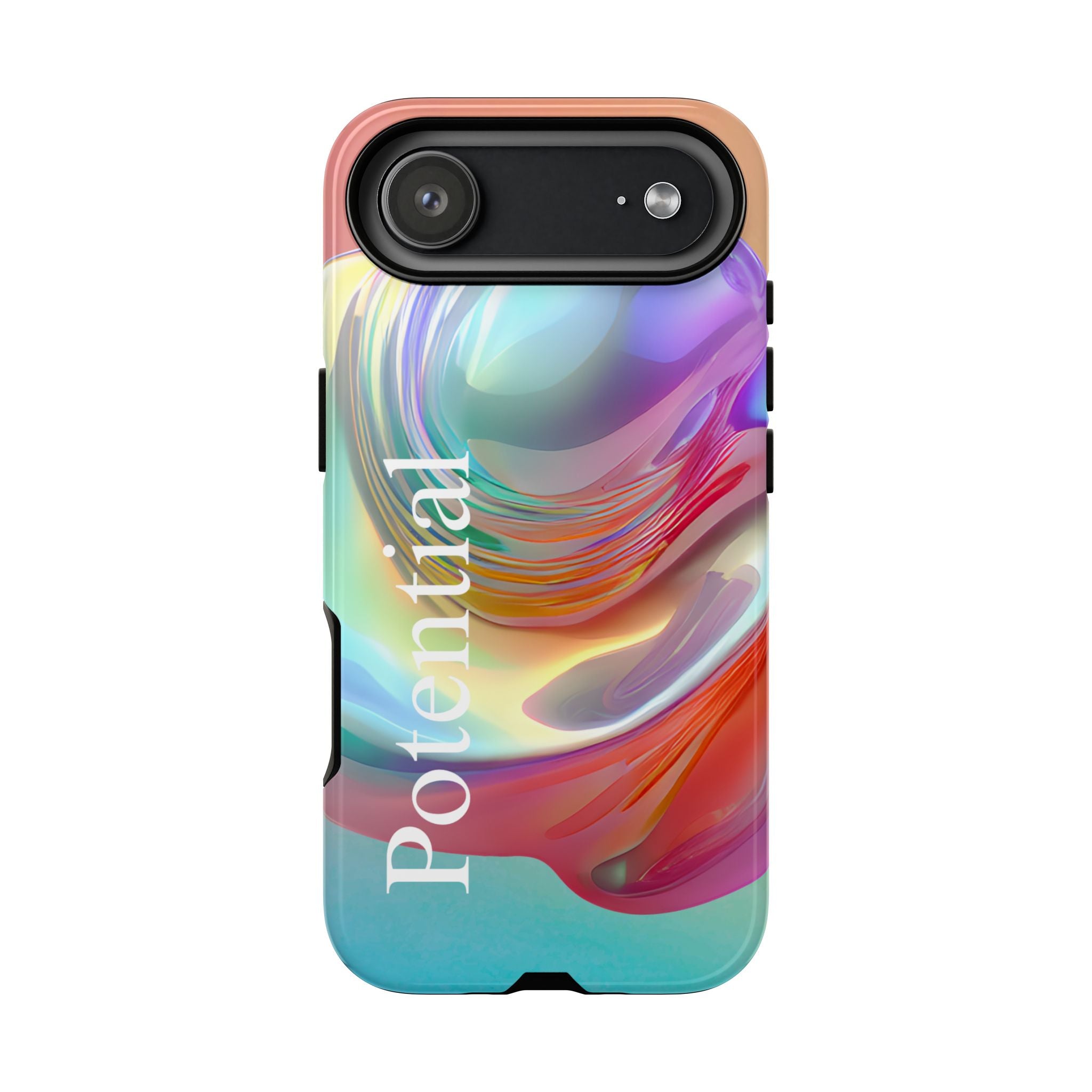 Colorful Phone Tough Case - "Potential" Metamorph Design