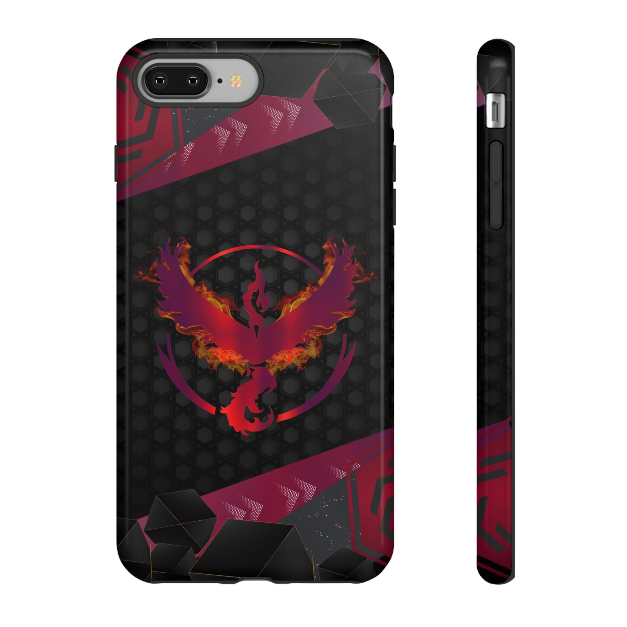 Pokémon Phone Case – Team Valor Tough & Rugged Dual-Layer Protection for iPhone, Samsung, Pixel | Wireless Charging Ready
