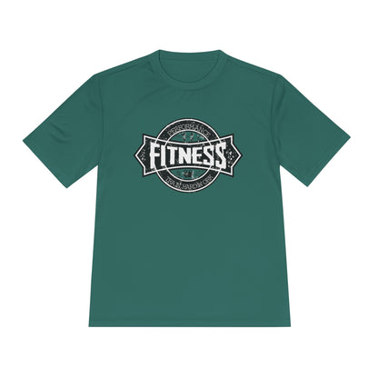 T-Shirt Moisture Wicking Fitness Shirt - Unisex Workout Tee for Gym, Running, Yoga Forest Green