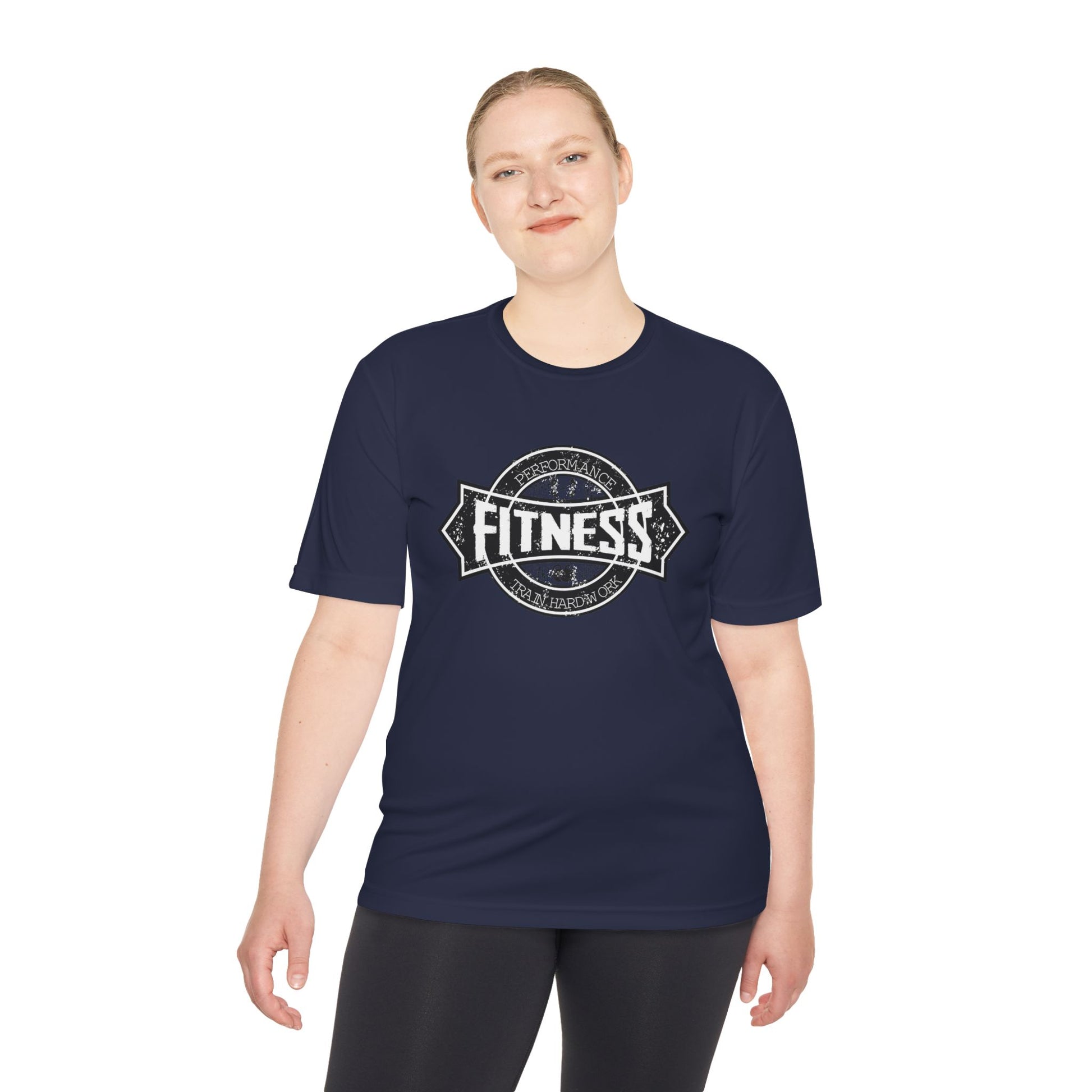 T-Shirt Moisture Wicking Fitness Shirt - Unisex Workout Tee for Gym, Running, Yoga