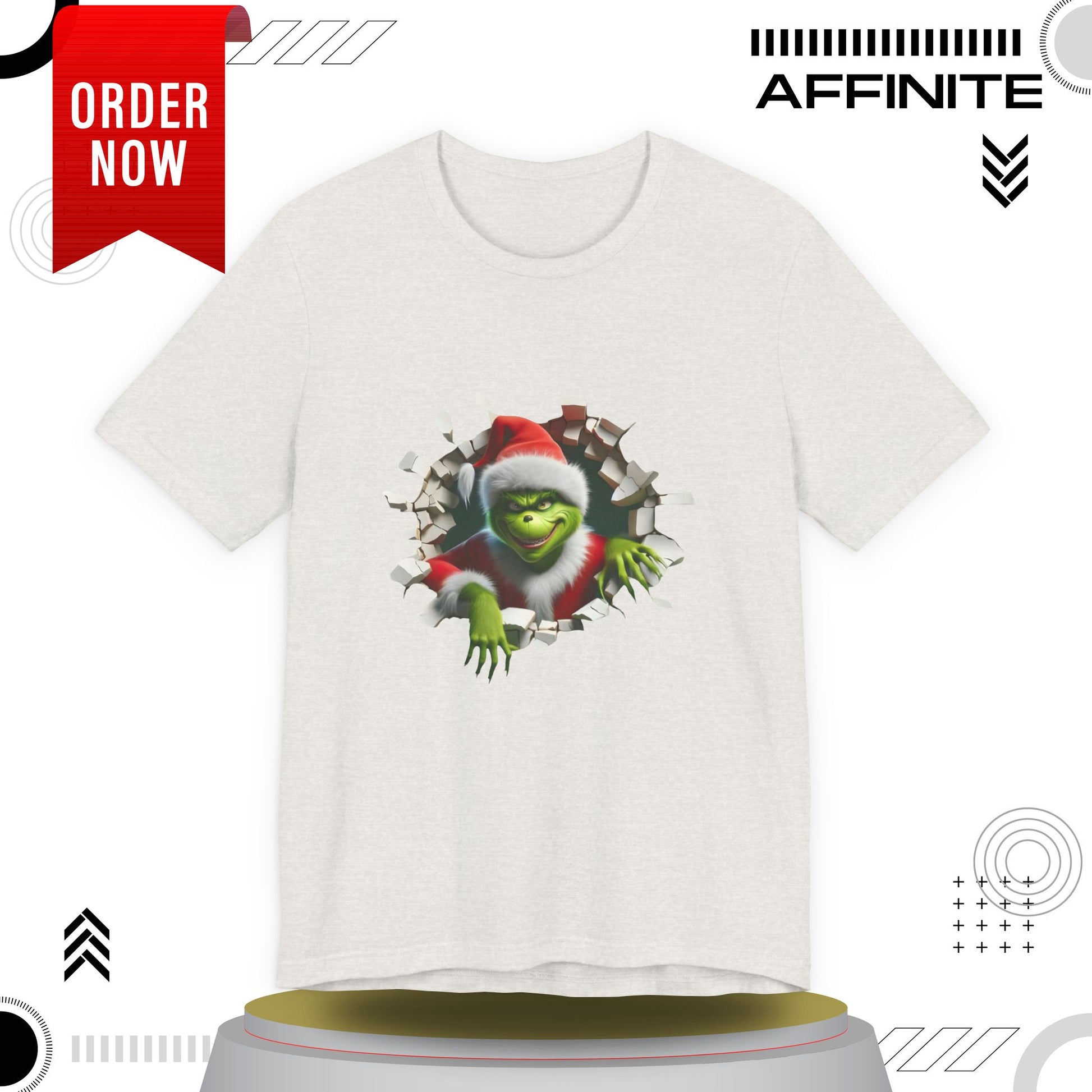 T-Shirt The Grinch Unisex Jersey Short Sleeve Tee | Soft Cotton Christmas T-Shirt