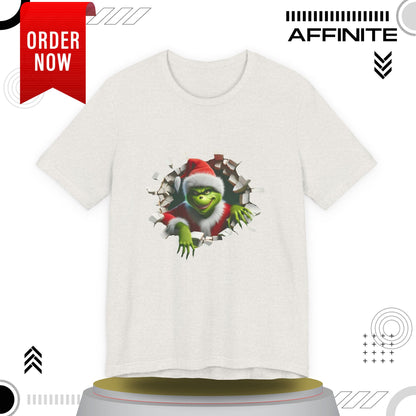 T-Shirt The Grinch Unisex Jersey Short Sleeve Tee | Soft Cotton Christmas T-Shirt