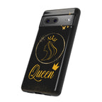 Tough Case Queen Phone Case – Matte & Glossy Crown Design for iPhone, Samsung & Pixel
