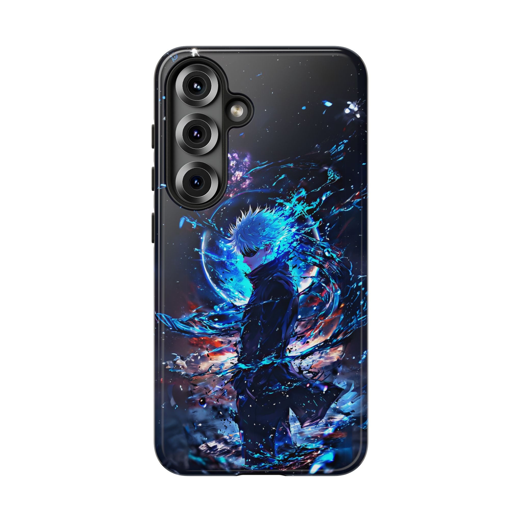 Anime Tough Phone Case – Gojou Satoru Design for iPhone, Samsung, and Google Pixel