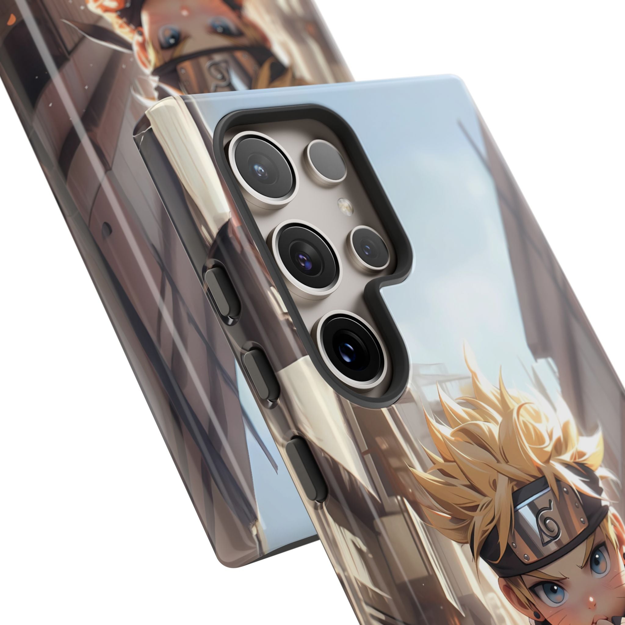 Chibi Naruto Tough Phone Case – Anime Protective Case for iPhone & Samsung, UV Resistant, Durable & Stylish
