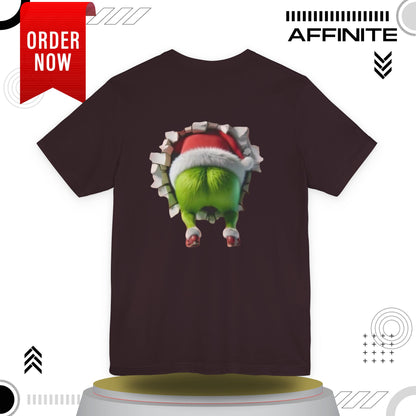 T-Shirt The Grinch Unisex Jersey Short Sleeve Tee | Soft Cotton Christmas T-Shirt
