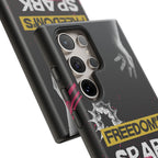 Tough Cases - Freedom's Spark Motivationsl Themed Phone Protection for iPhone, Samsung, and Google Pixel (Matte/Glossy)