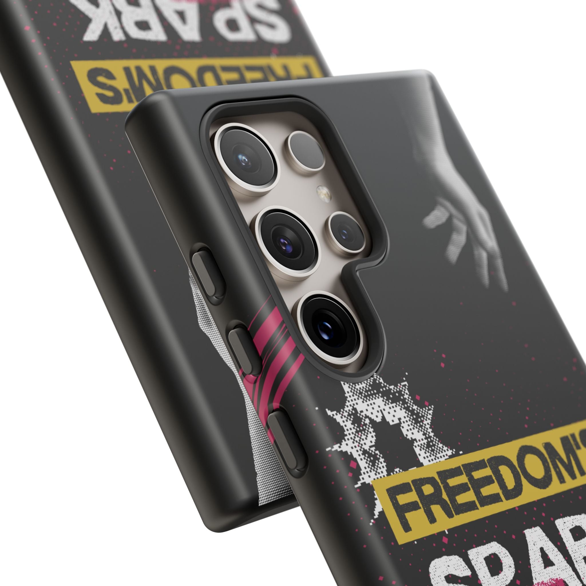 Tough Cases - Freedom's Spark Motivationsl Themed Phone Protection for iPhone, Samsung, and Google Pixel (Matte/Glossy)