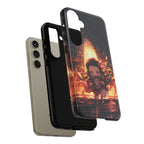 Chibi Nezuko Kamado Tough Phone Case – Anime Protective Case for iPhone & Samsung, UV Resistant, Durable & Stylish