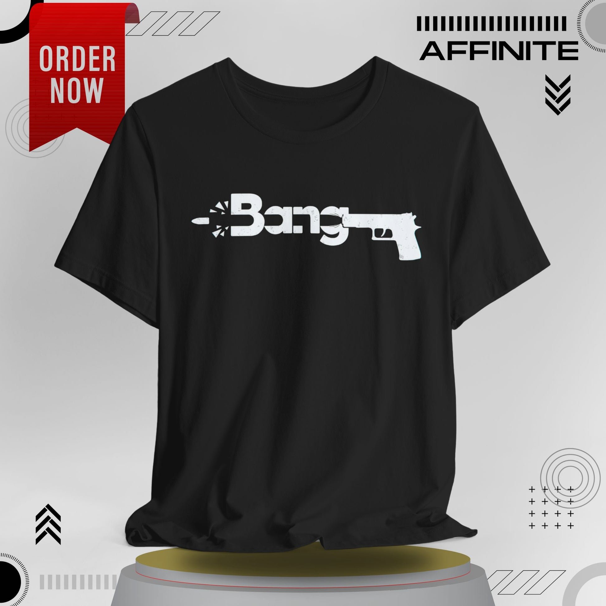 T-Shirt Bang Graphic Unisex Jersey Short Sleeve Tee - Casual Streetwear T-Shirt