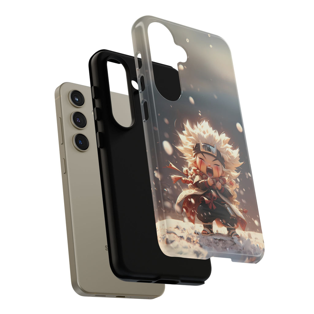 Anime Phone Case – Chibi Jiraiya Tough Protective Case for iPhone & Samsung