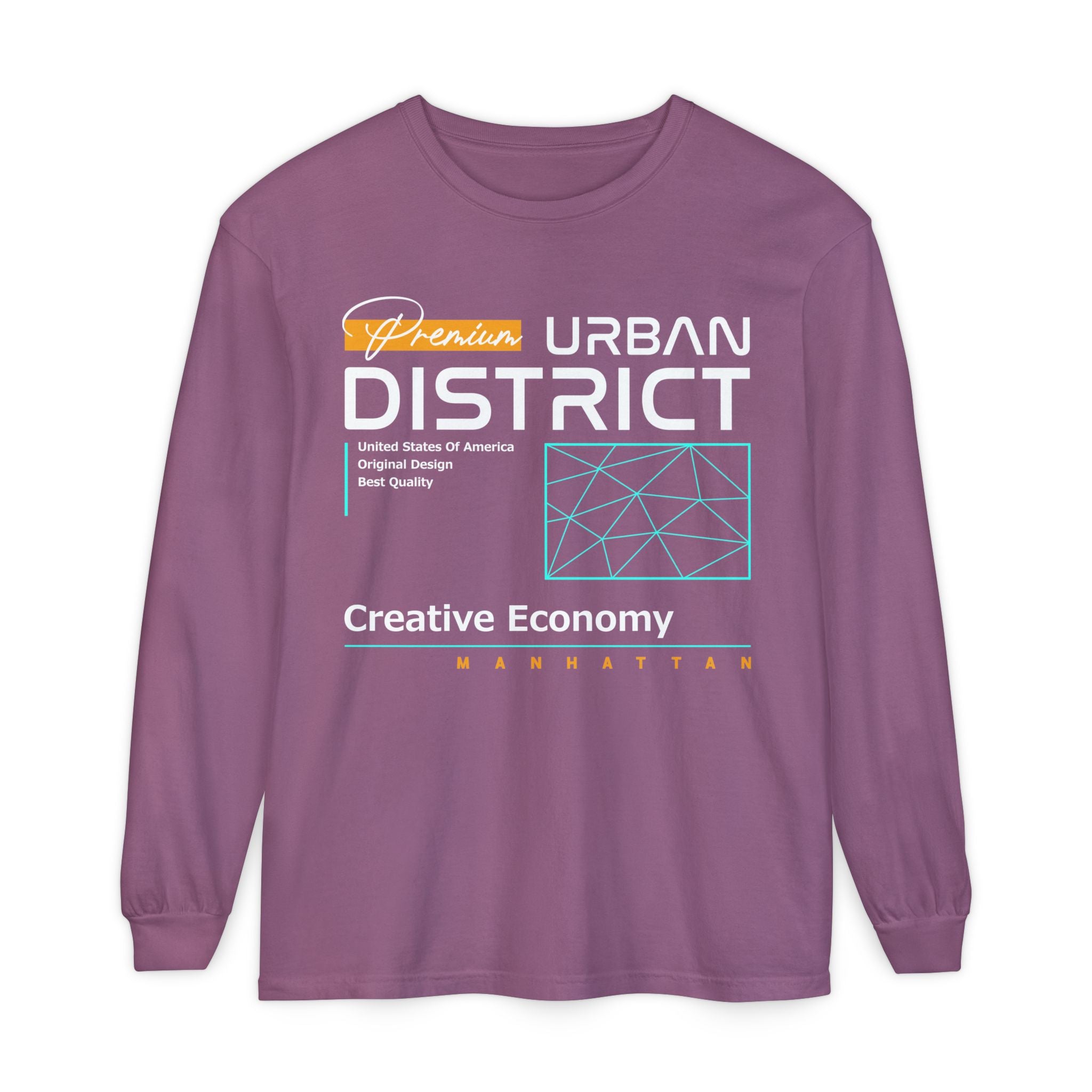 Vintage Graphic Long Sleeve Tee - Urban District Unisex Shirt