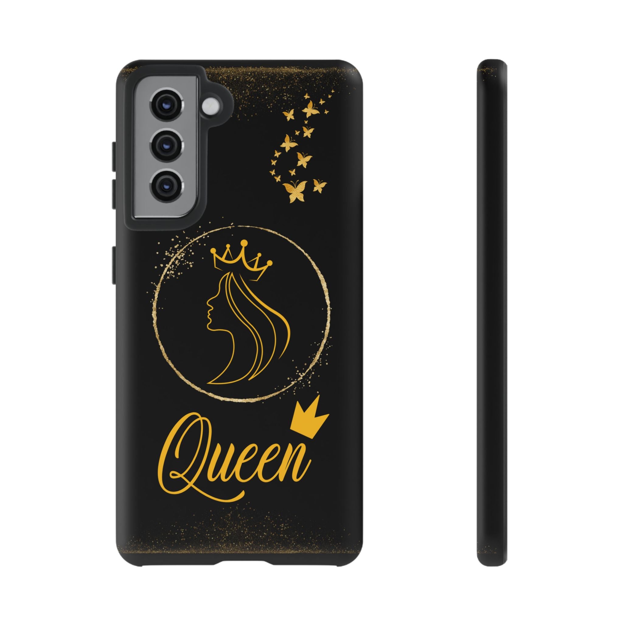 Tough Case Queen Phone Case – Matte & Glossy Crown Design for iPhone, Samsung & Pixel Samsung Galaxy S21 Matte