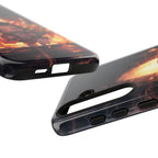 Chibi Nezuko Kamado Tough Phone Case – Anime Protective Case for iPhone & Samsung, UV Resistant, Durable & Stylish