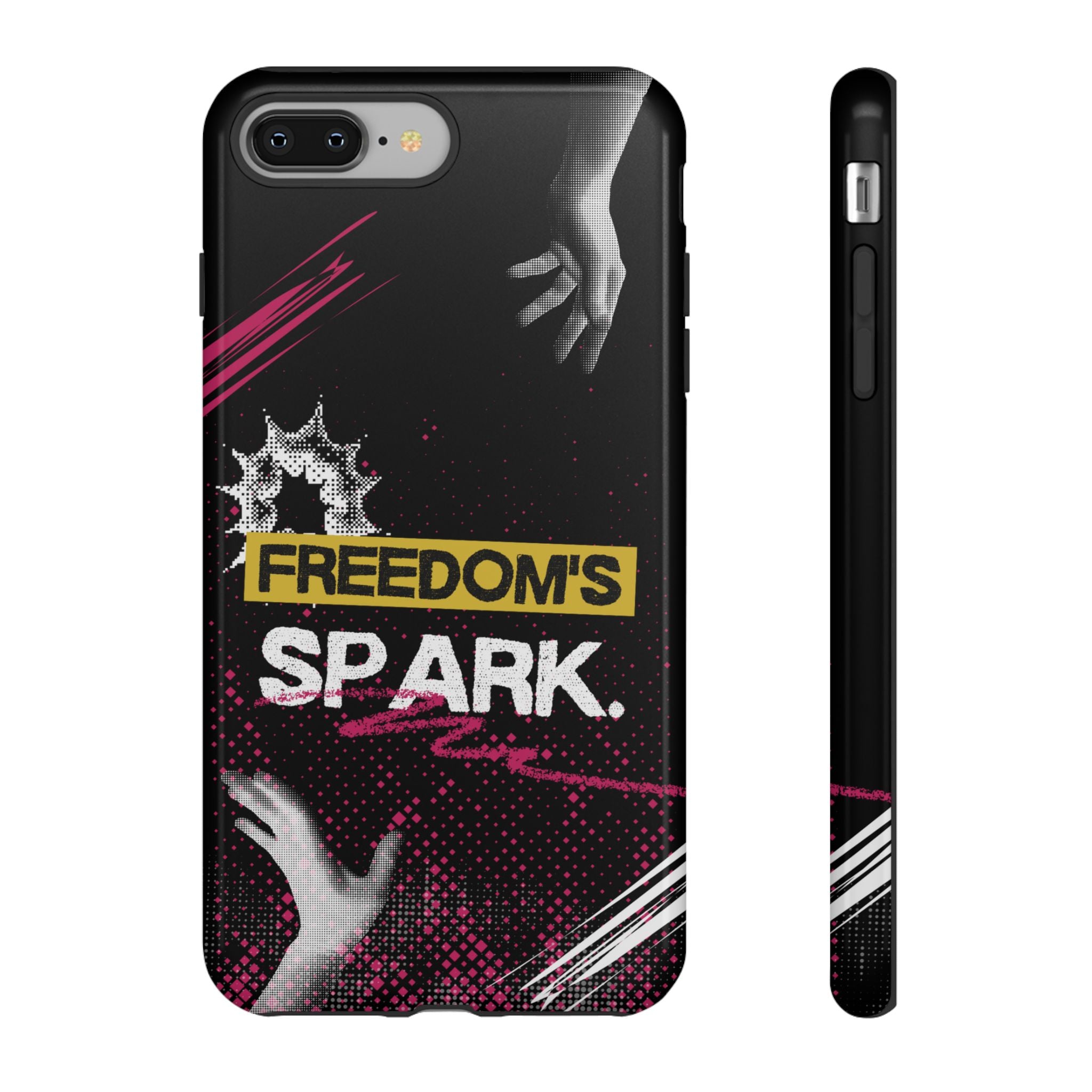 Tough Cases - Freedom's Spark Motivationsl Themed Phone Protection for iPhone, Samsung, and Google Pixel (Matte/Glossy)