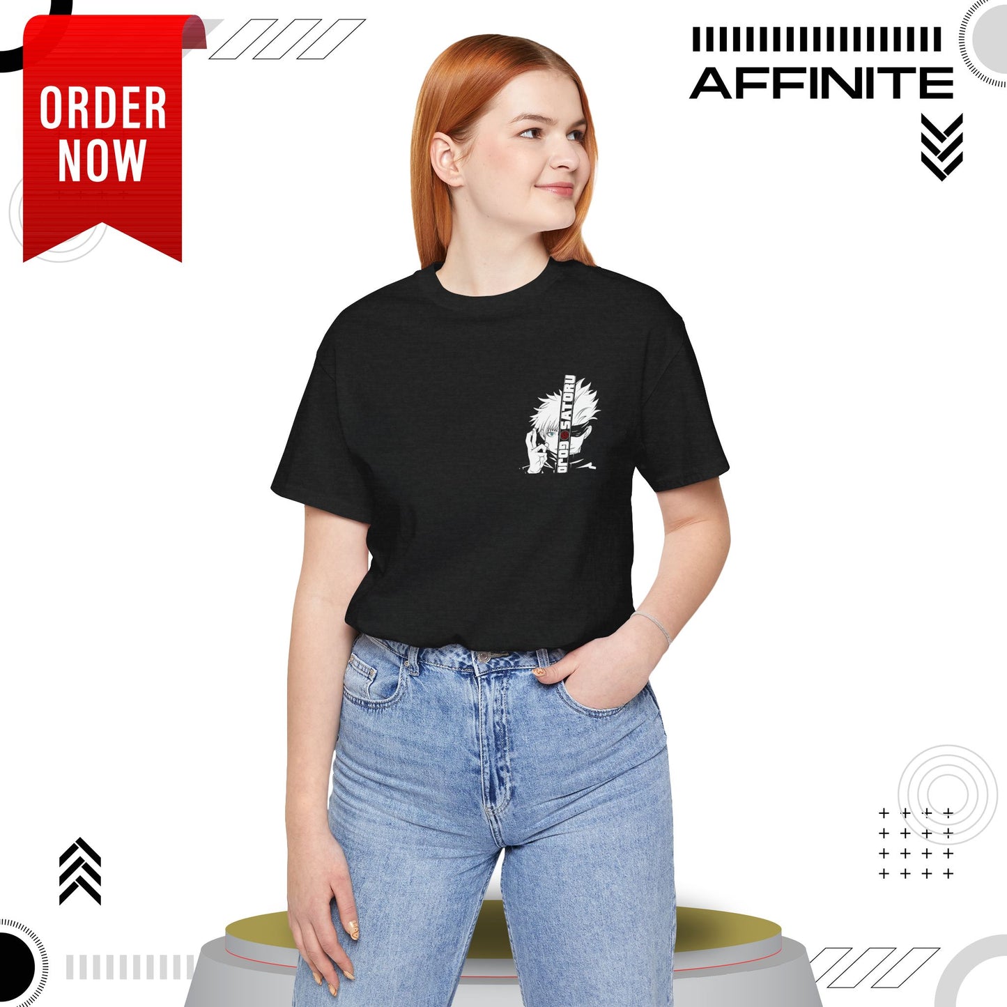 T-Shirt Unisex Anime Jujutsu Kaisen T-shirt - Gojou Satoru Design
