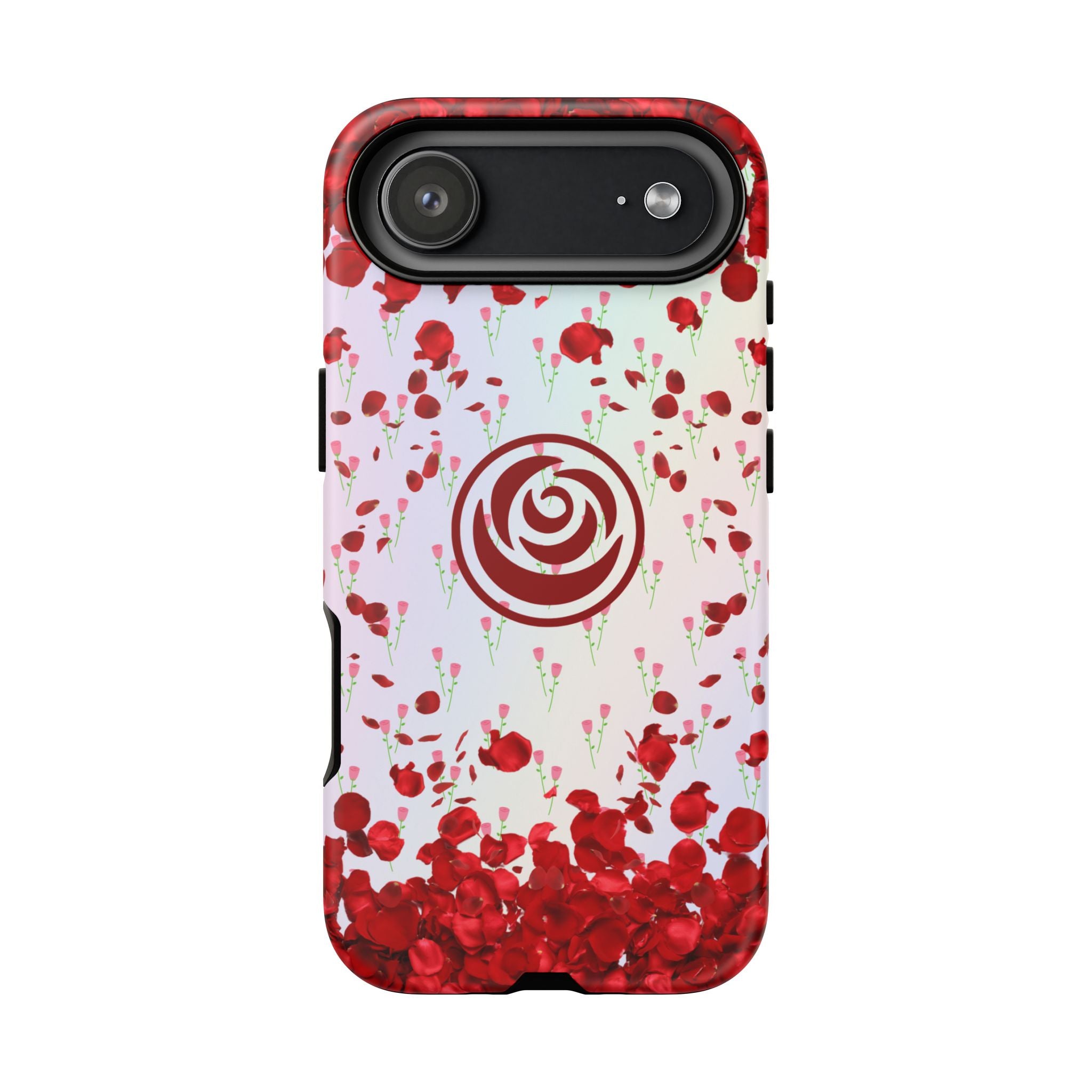 Tough Cases - Red Blossom Elegance Themed Phone Protection for iPhone, Samsung, and Google Pixel (Matte/Glossy)
