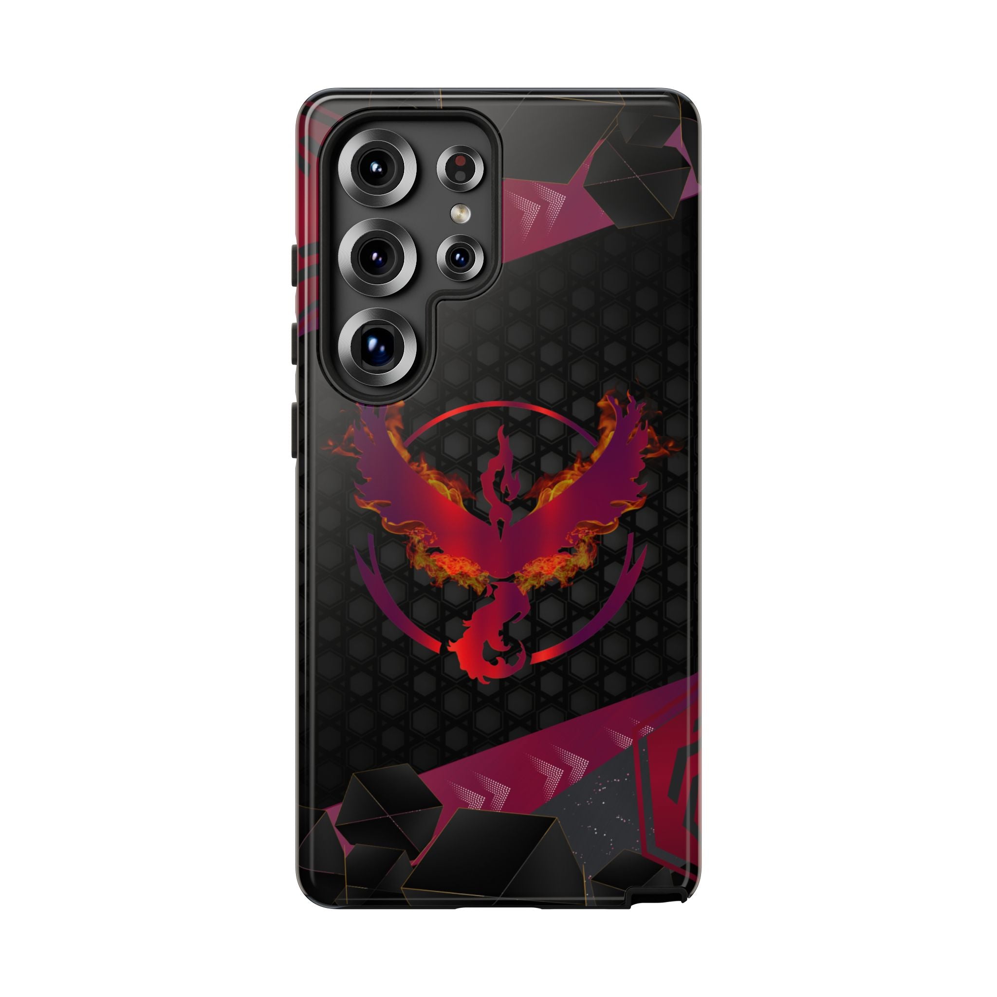 Pokémon Phone Case – Team Valor Tough & Rugged Dual-Layer Protection for iPhone, Samsung, Pixel | Wireless Charging Ready