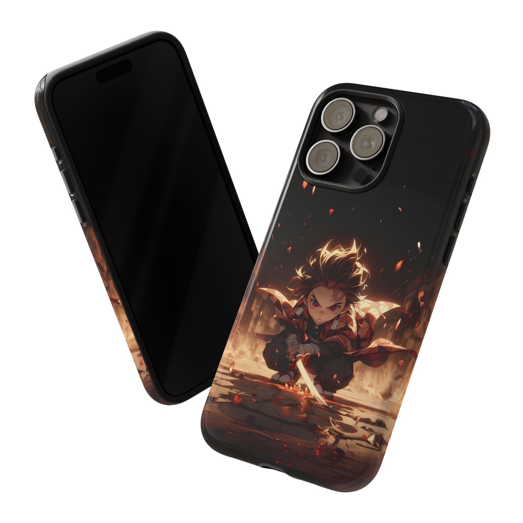 Tough Phone Case – Chibi Tanjiro Kamado Anime Protective Case for iPhone & Samsung