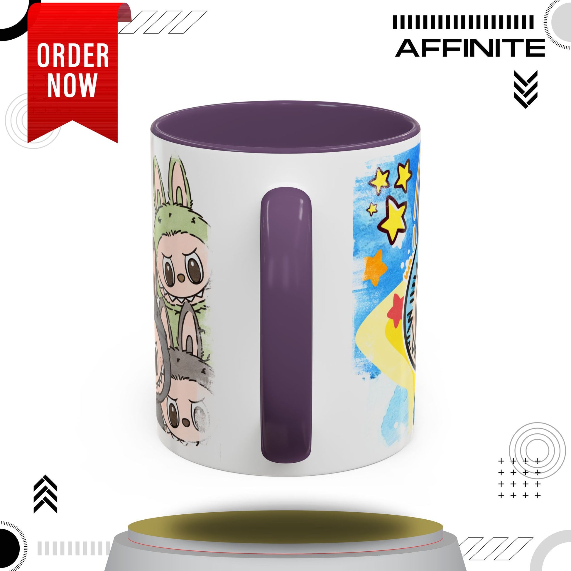 Mug Lazy Yoga Monsters Coffee Mug - Fun Accent Mug for Yoga Lovers