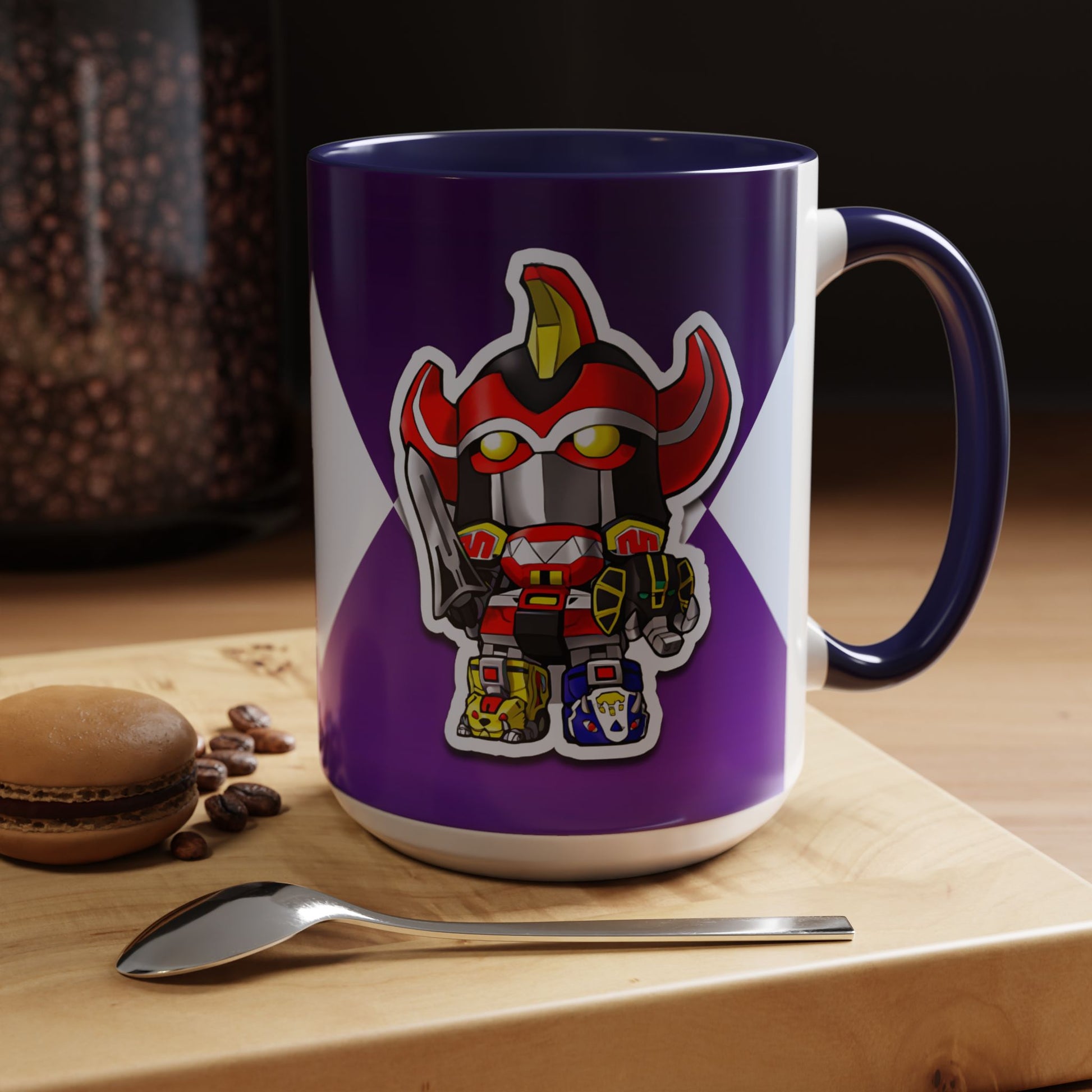 Mug Mighty Morphin Power Rangers Megazord Ceramic Mug - 11oz & 15oz Coffee Mug - Accent Mug for Pop Culture Fans